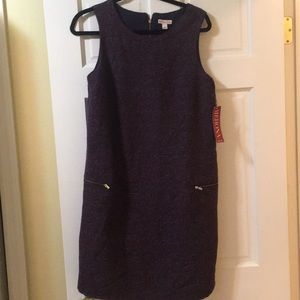 Navy/multi colored dress